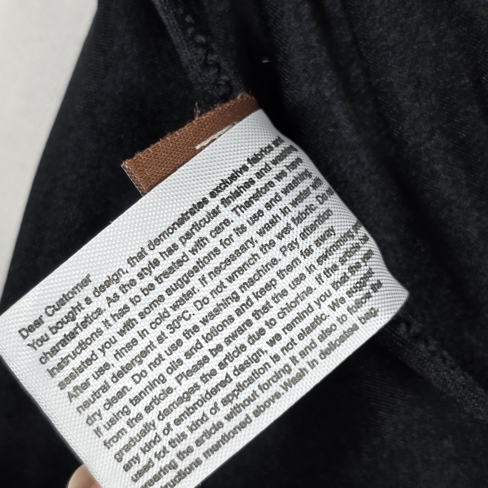 Hanne Bloch convertible  Black and Gold pompom Swimsuit - Picture 10 of 15